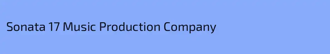 Sonata 17 Music Production Company